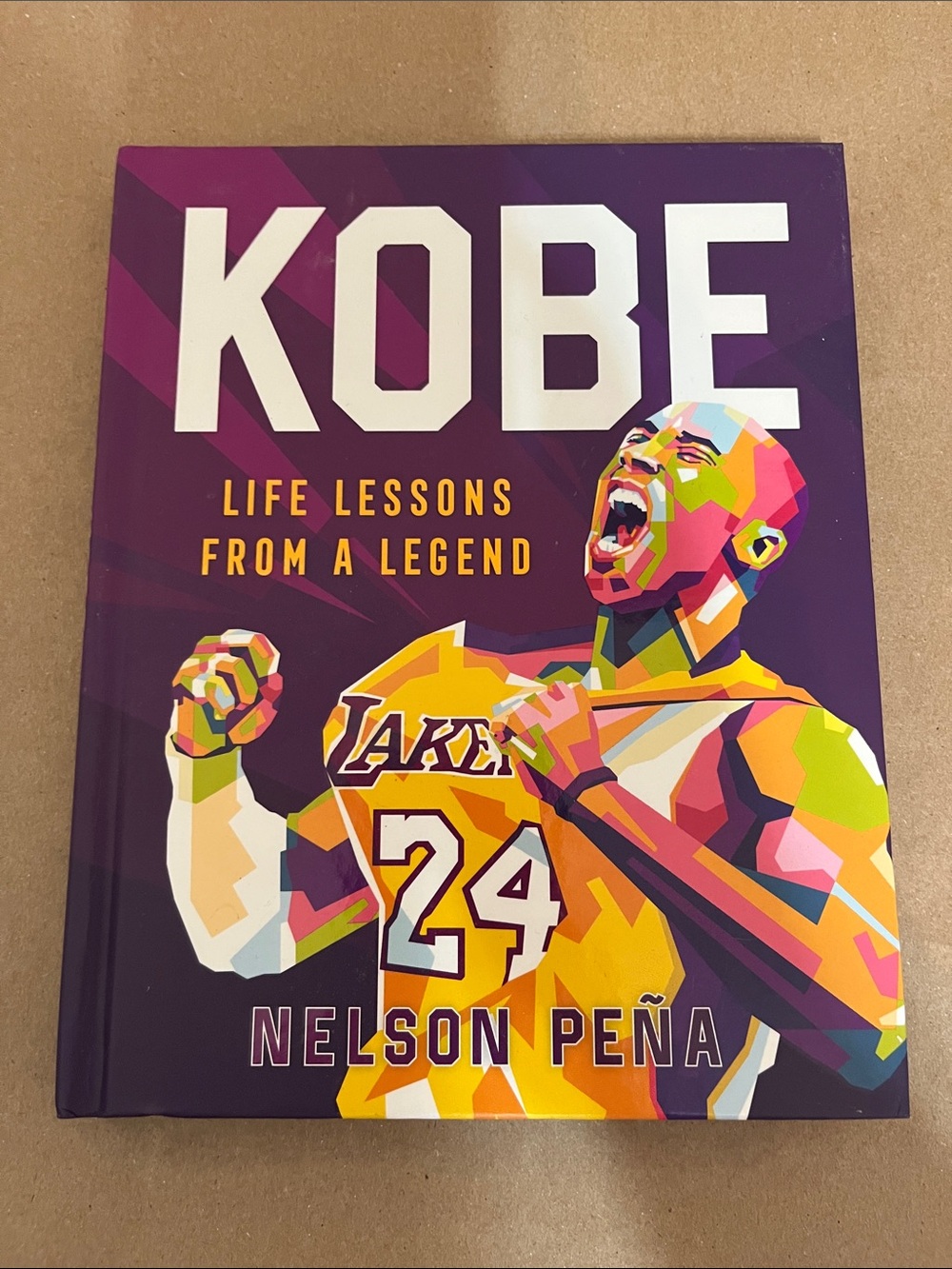 Kobe Life Lessons from a Legend Hardcover - Purple & Yellow